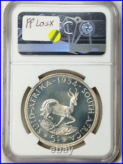South Africa 5S 1954 Proof 5 Shillings KM# 52 PF67+ NGC 5936780-035