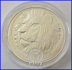 South Africa 5 Rand 2019 Big Five I Lion 1 Oz Silver