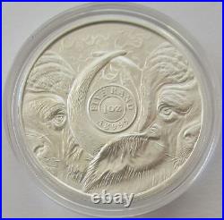 South Africa 5 Rand 2021 Big Five I Cape Buffalo 1 Oz Silver