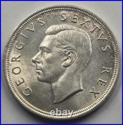 South Africa 5 shilling silver coin KGVI 1949