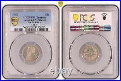 South Africa 6 Pence 1892 IN Holder PCGS Pr Genuine Very Rare nswleipzig