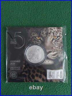 South Africa Big five silver coins