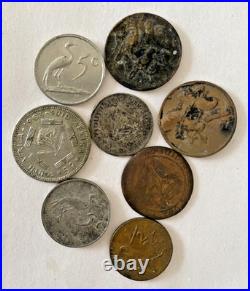 South Africa Coin Lot Rare Dates 1949-1988 Mixed Denoms Estate Collection