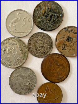 South Africa Coin Lot Rare Dates 1949-1988 Mixed Denoms Estate Collection