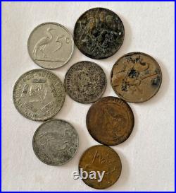 South Africa Coin Lot Rare Dates 1949-1988 Mixed Denoms Estate Collection