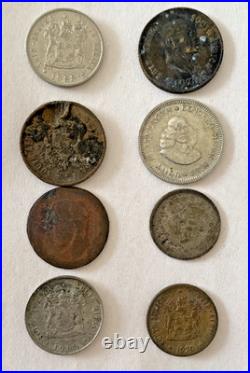 South Africa Coin Lot Rare Dates 1949-1988 Mixed Denoms Estate Collection
