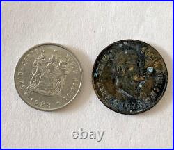 South Africa Coin Lot Rare Dates 1949-1988 Mixed Denoms Estate Collection