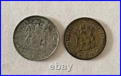 South Africa Coin Lot Rare Dates 1949-1988 Mixed Denoms Estate Collection