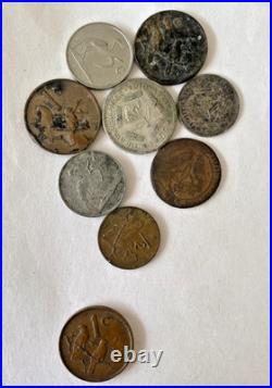 South Africa Coin Lot Rare Dates 1949-1988 Mixed Denoms Estate Collection