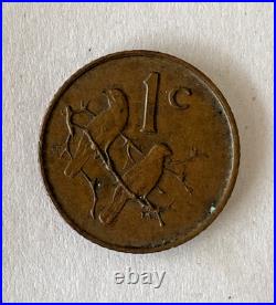 South Africa Coin Lot Rare Dates 1949-1988 Mixed Denoms Estate Collection