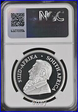 South Africa Krugerrand 1oz Fine Silver Elephant Privy 2024 Proof 70 NGC