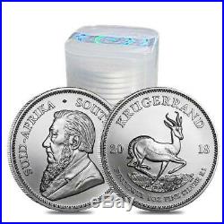 South Africa Krugerrand 2018 1 OZ (31,15 gr.) Argento 999 Silver Coin