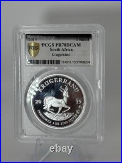 South Africa Krugerrand 2019 South African Mint Centurion PCGS PR70 DCAM #63