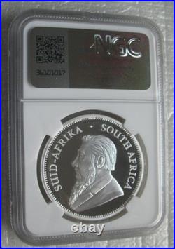 South Africa Krugerrand 2022 Silver Proof Coin Big5 II Lion Privy NGC PF69