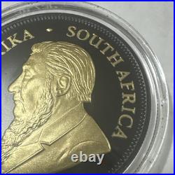 South Africa Krugerrand Black Platinum & 24K Gold 1 oz Silver 500 Produced