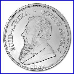 South Africa Lot of (5) 2024 1oz Silver Krugerrand Brilliant Uncirculated with COA