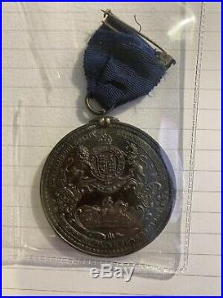 South Africa Natal Edward VII Coronation 1902 medal 51mm RARE Medal