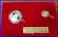 South Africa Otto Schultz Krugerrand Special 2006 Proof Gold & Silver coin Set
