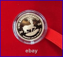 South Africa Otto Schultz Krugerrand Special 2006 Proof Gold & Silver coin Set