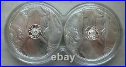 South Africa R5 2020 Silver Double Proof Coin Big5 RHINO Without Box & COA