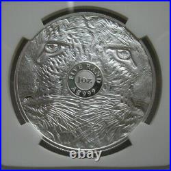 South Africa R5 2021-2023 Silver Proof Coin Big5 Series II Complete ALL NGC PF70