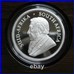 South Africa R5 2023 Silver Proof 1OZ Two Coins Set Leopard Krugerrand Privy