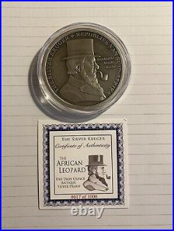 South Africa Silver Kruger 5oz -RARE! GIVE AWAY