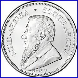 South Africa Silver Krugerrand 1 oz 1 Rand BU Random Date Five 5 Coins