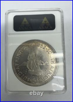 South Africa silver 1952 Capetown founding 300th year Silver Coin 5S ANACS MS63 South Africa silver 1952 Capetown founding 300th year Silver Coin 5S ANACS MS63