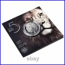 South African Mint 2019 The Big Five Lion 1oz Silver Coin BU