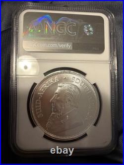 South African Mint Krugerrand 2023 1 oz Silver NGC MS 69 Coin