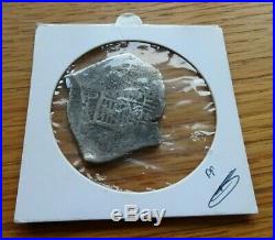 Spain Silver 8 Reales Cob Recovered From Merestein Shipwreck South Africa 1702