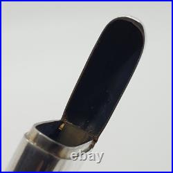 Sterling Silver Enamel Vesta Case South Africa Medal Ribbon A & J Zimmerman 1905