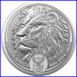 Südafrika 5 Rand 2019 Big Five Serie (2.) Löwe 1 Oz Silber ST