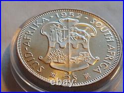 Superb Rare Proof 1952 South Africa 2 Shillings King George VI w New Holder