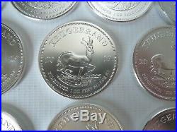 TEN Krugerrand Silver bullion coins 10 x 1oz 999 Silver bullion, 2019