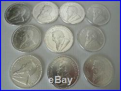 TEN New Krugerrand 1oz Silver bullion 1oz coins, Ten Troy ounces 999 silver