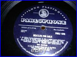 THE BEATLES For Sale SOUTH AFRICA FOC PARLOPHONE MONO BLACK SILVER 1st PRESS