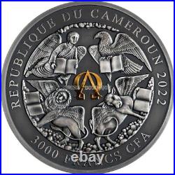 The Whore of Babylon 3 oz silver coin Cameroon 2022