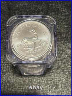 Tube of 20 2018 South Africa 1 oz Silver Krugerrands NGC First Release Gem UC