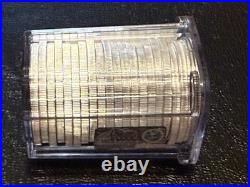 Tube of 20 2018 South Africa 1 oz Silver Krugerrands NGC First Release Gem UC