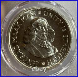 World Silver Coin 1962 South Africa 50 Cents Pcgs Pr65, Proof